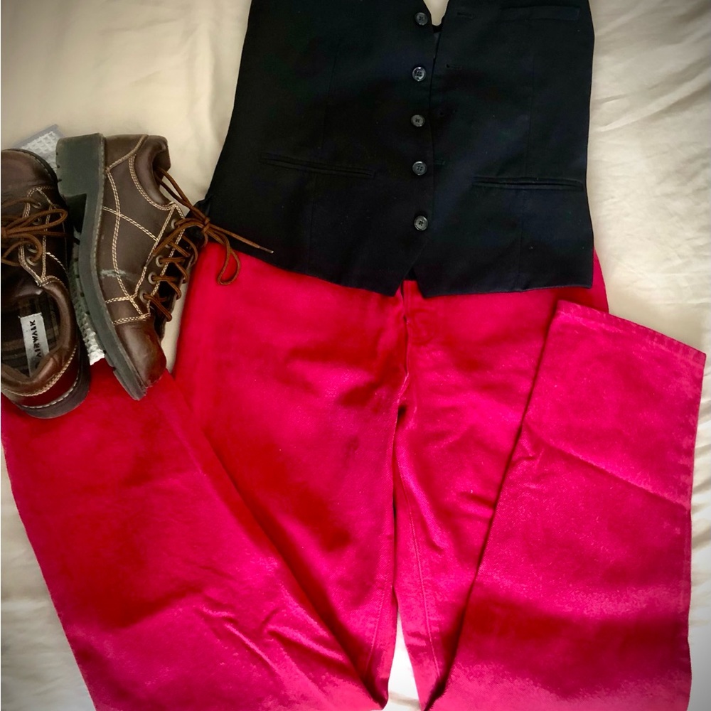 Levi Red Denim Pants